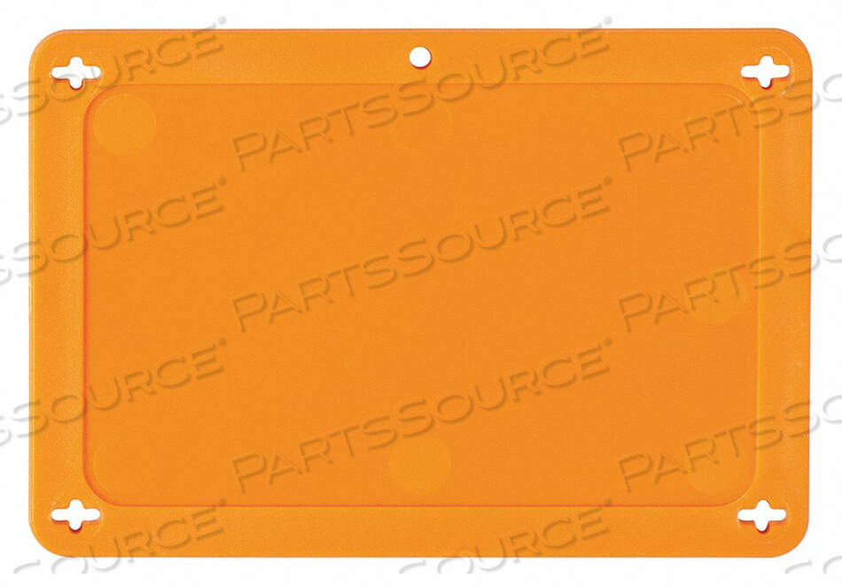 OEM#: 87695BLANK TAG 2-1/2 X 4 IN ORN PLSTC by Brady Americas