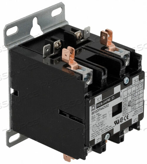 OEM#: 8910DPA42V02H2651 DEFINIT PRPOSE CNTCTR 120VAC 40A 2P OPEN by Square D