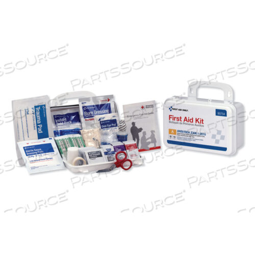 OEM#: 90754ANSI CLASS A 10 PERSON FIRST AID KIT, 71 PIECES, PLASTIC CASE by First Aid Only