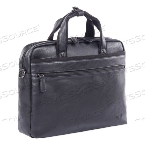 OEM#: EXB532SMBKVALAIS EXECUTIVE BRIEFCASE, FITS DEVICES UP TO 15.6, LEATHER, 4.75 X 4.75 X 11.5, BLACK by Swiss Mobility