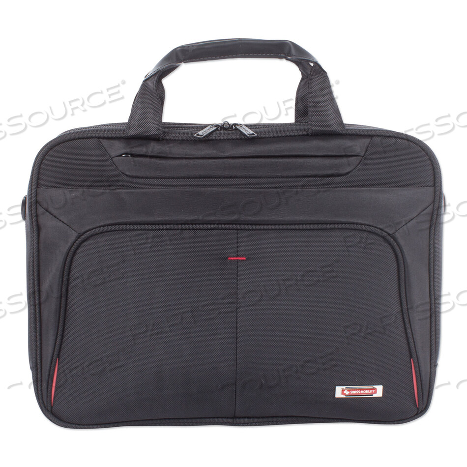 OEM#: EXB1005SMBKPURPOSE EXECUTIVE BRIEFCASE, FITS DEVICES UP TO 15.6, NYLON, 3.5 X 3.5 X 12, BLACK by Swiss Mobility