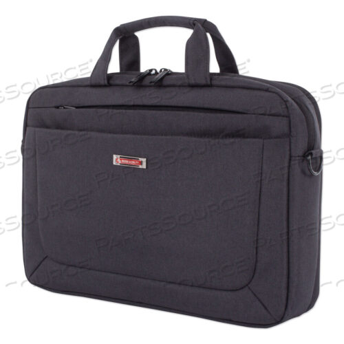 OEM#: EXB1009SMCHCADENCE 2 SECTION BRIEFCASE, FITS DEVICES UP TO 15.6, POLYESTER, 4.5 X 4.5 X 16, CHARCOAL by Swiss Mobility