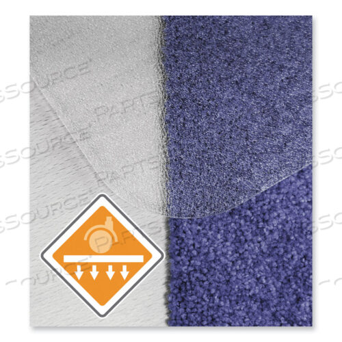 OEM#: EC128920ERACLEARTEX UNOMAT ANTI-SLIP CHAIR MAT FOR HARD FLOORS/FLAT PILE CARPETS, 35 X 47, CLEAR by Floortex