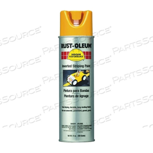 OEM#: 2348838VHIGH PERFORMANCE 2300 SYSTEM INVERTED STRIPING PAINT, 18 OZ, YELLOW, MATTE by Rust-Oleum