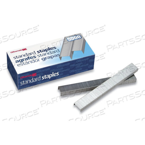 OEM#: 91900STANDARD CHISEL POINT STAPLES, 20 SHEETS, 1/4 LEG LENGTH, 210 PER STRIP, 5000/BOX by Officemate
