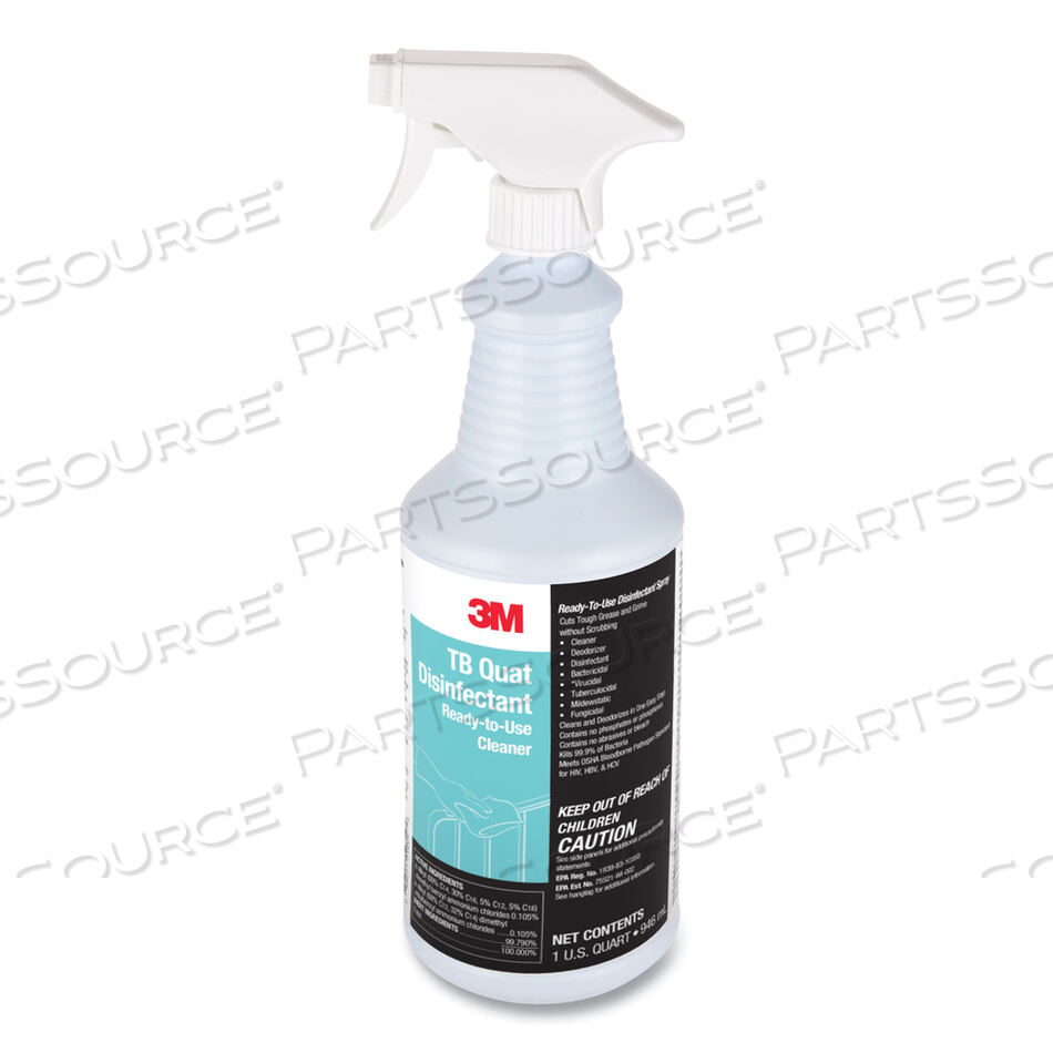 OEM#: 2961248011-29612 3M TB QUAT DISINFECTANT READY-TO-USE CLEANER,QUART by 3M Consumer