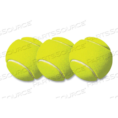OEM#: TB3TENNIS BALLS, 2.5 DIAMETER, YELLOW, 3/PACK by Champion Sports