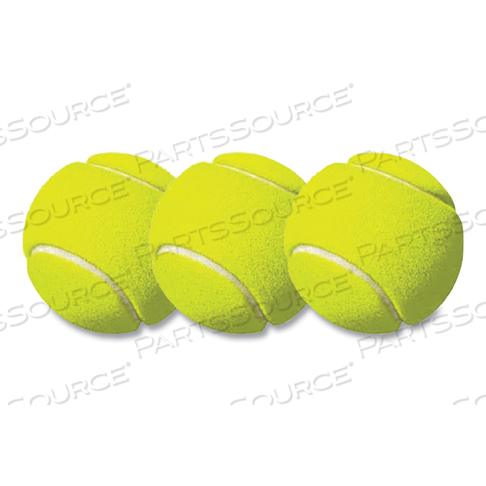 OEM#: TB3TENNIS BALLS, 2.5 DIAMETER, YELLOW, 3/PACK by Champion Sports