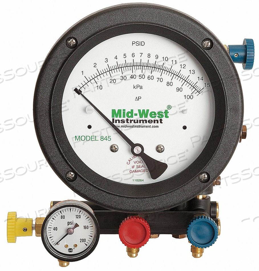 OEM#: 845-5BACKFLOW PREVENTER TEST KIT 5 VALVES by Mid-West Instrument
