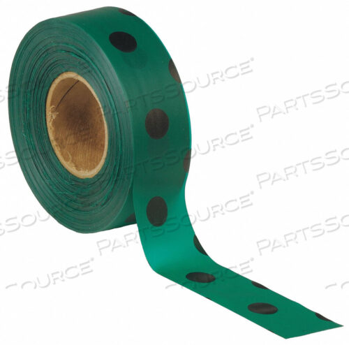 OEM#: PDGBK-200FLAGGING TAPE GRN/BLK 300 FT X 1-3/16 IN by Presco
