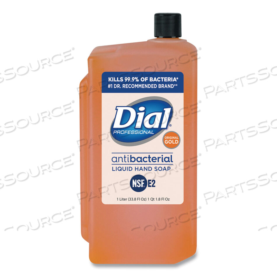 OEM#: 84019GOLD ANTIBACTERIAL LIQUID HAND SOAP, FLORAL, 1 L, 8/CARTON by Dial