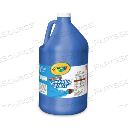 WASHABLE PAINT, BLUE, 1 GAL BOTTLE
