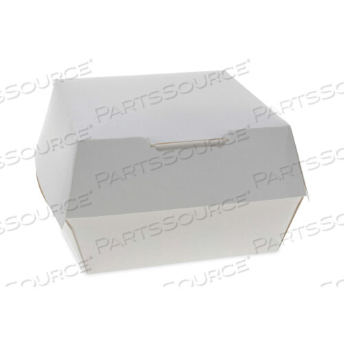 PAPERBOARD HINGED CONTAINER, 5 HAMBURGER CLAMSHELL, 4.79 X 4.81 X 2.75, PAPER, 500/CARTON