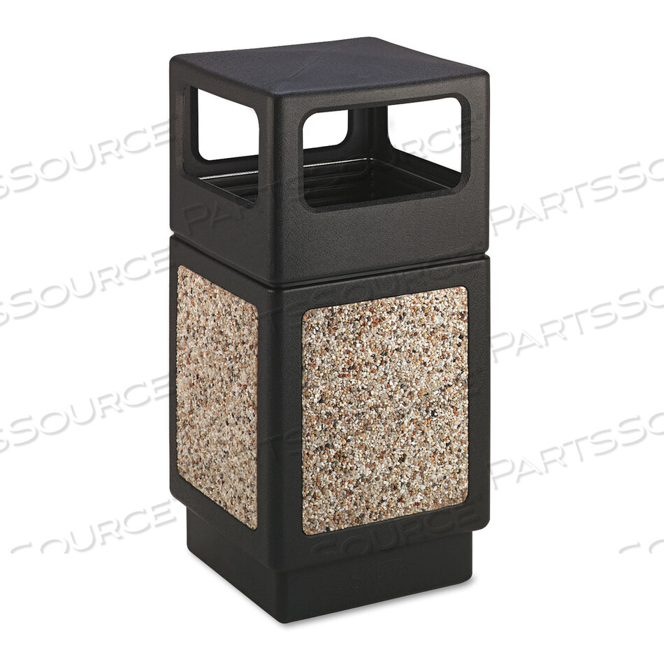 OEM#: 9472NCCANMELEON AGGREGATE PANEL, SIDE OPEN, 38 GALLON, BLACK by Safco