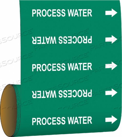 OEM#: 41568PIPE MARKER PROCESS WATER GREEN by Brady Americas