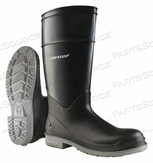 OEM#: 8968200RUBBER BOOT MENS 14 KNEE BLACK PR by Dunlop