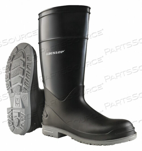 OEM#: 8968200RUBBER BOOT MENS 12 KNEE BLACK PR by Dunlop