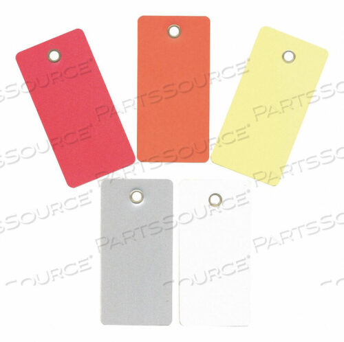OEM#: TUF-G01YBLANK SHIPPING TAG VINYL COLORED PK25 by See All Industries