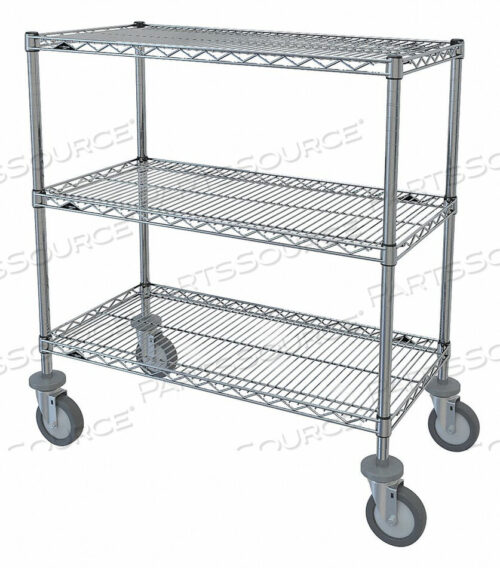 OEM#: 65200-1PWIRE SHELVING MOBILE 39-7/8 H CHROME by Intermetro Industries (Emerson)