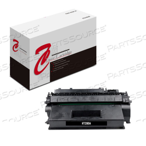 Replaces HP (Hewlett-Packard) 80A CF280ATONER CARTRIDGE, REPLACEMENT FOR HP LASERJET PRO 400, HP LASERJET PRO M401DN, HP LASERJET PRO M401DNE, HP LASERJET PRO M401DW, HP LASERJET PRO M4