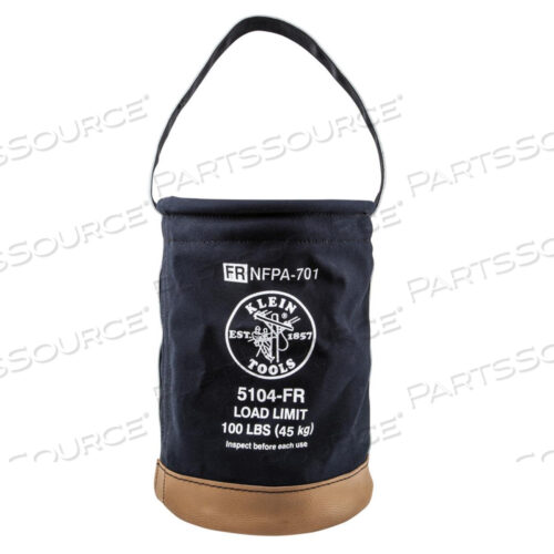 FLAME-RESISTANT CANVAS BUCKET