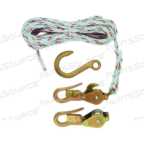 OEM#: H1802-30BLOCK & TACKLE, W/ GUARDED SNAP HOOKS by Klein Tools