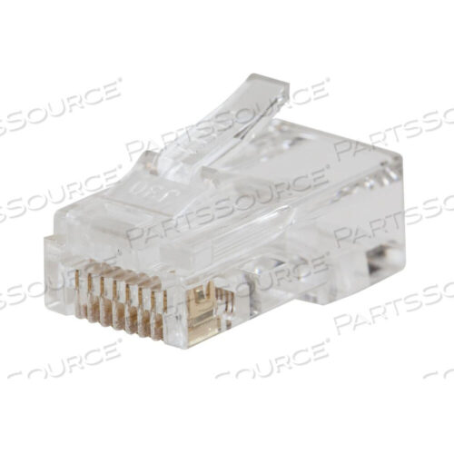 OEM#: VDV826-703PASS-THRU MODULAR DATA PLUG, MATERIAL: PVC PLASTIC, GOLD PLATED CONTACTS, CABLE TYPE: CAT6, MATERIAL: PVC PLASTIC, GOLD PLATED CONTACTS, COLOR: C by Klein Tools