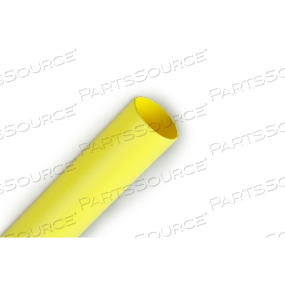 51128-59644 3M HEAT SHRINK THIN-WALL TUBING FP301-1/8-48-YELLOW-HDR-25 PCS,48