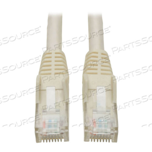 OEM#: N201-004-WHETHERNET CABLE, CAT6 GIGABIT SNAGLESS MOLDED (UTP), RJ45 M/M, WHITE, ROUND, 4 FT by Tripp Lite