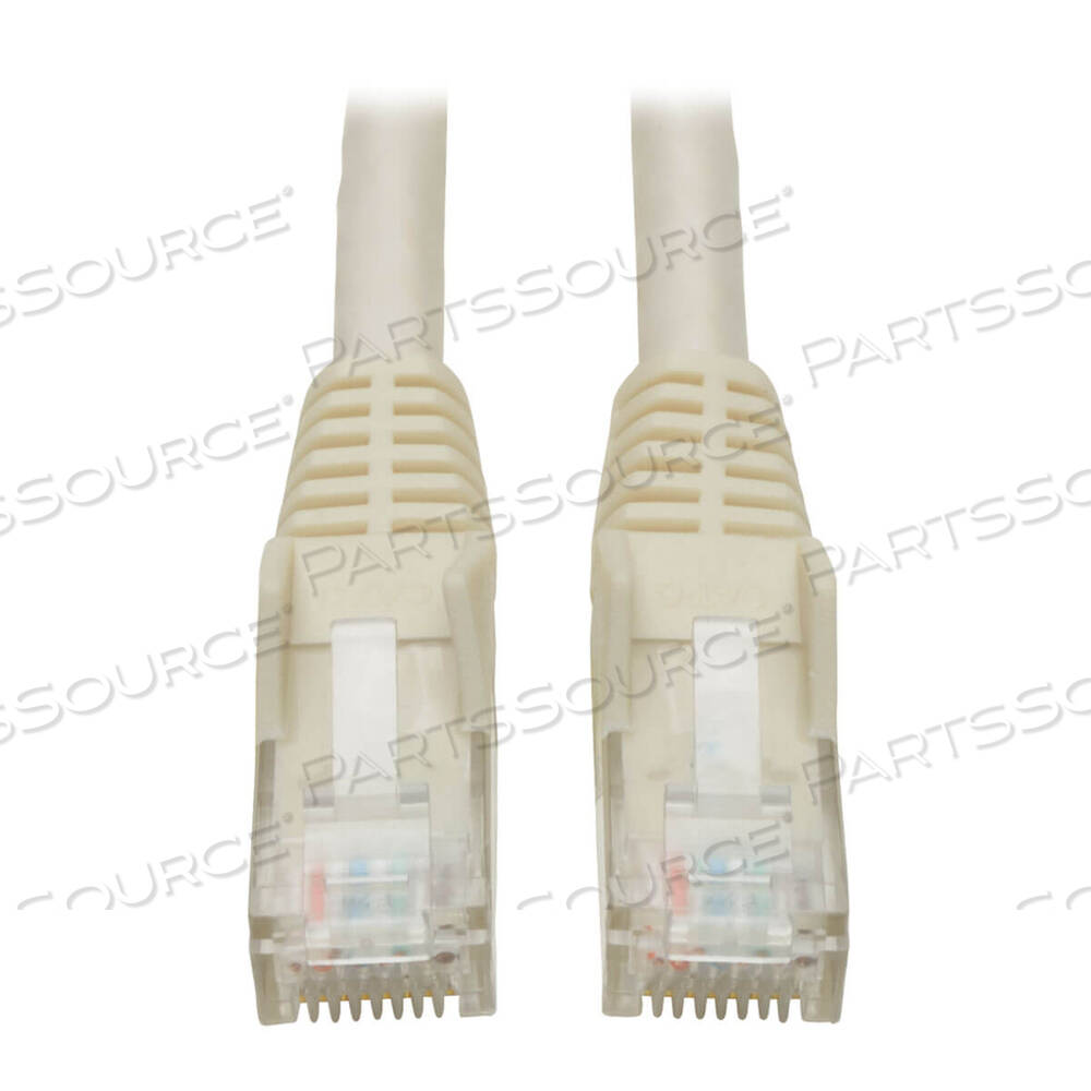 OEM#: N201-004-WHETHERNET CABLE, CAT6 GIGABIT SNAGLESS MOLDED (UTP), RJ45 M/M, WHITE, ROUND, 4 FT by Tripp Lite