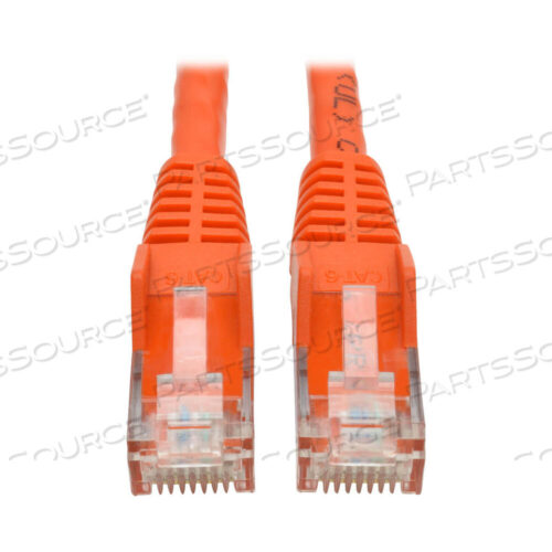 OEM#: N201-006-ORETHERNET CABLE, CAT6 GIGABIT SNAGLESS MOLDED (UTP), RJ45 M/M, ORANGE, ROUND, 6 FT by Tripp Lite