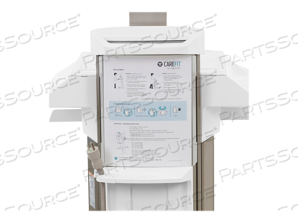 OEM#: 98-434CAREFIT PRO REAR DOCUMENT HOLDER by Ergotron, Inc.