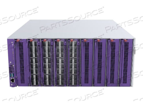 OEM#: 9920-NPB-8EXTREME 9920 8-SLOT WITH FOUR EMPTY POWER SUPPLY SLOTS AND FIVE EMPTY FAN SLOTS by Extreme Network