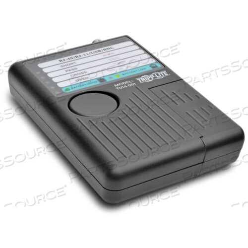 OEM#: T014-001NETWORK CABLE CONTINUITY TESTER CAT5/CAT6/6A RJ11 RJ45 USB BNC by Tripp Lite