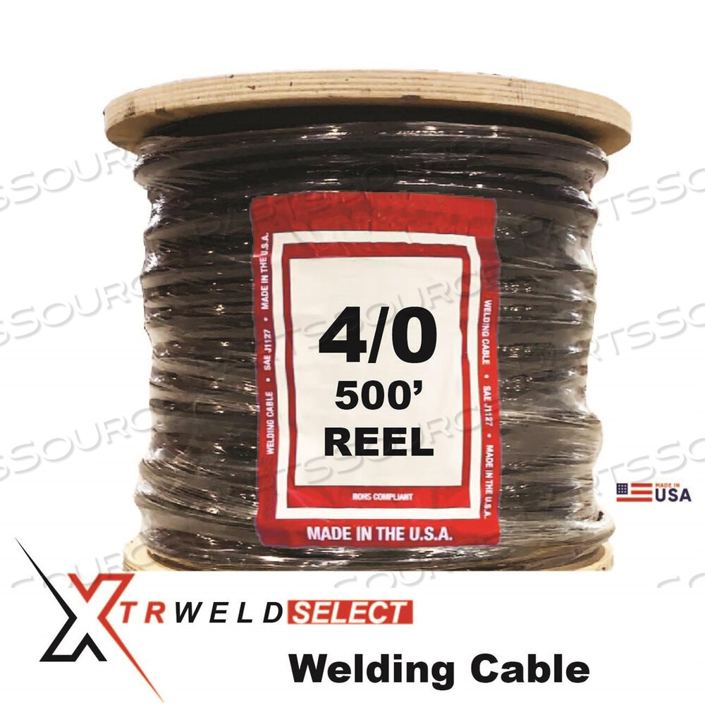 OEM#: FP2747WCS4/0B-500 XTRWELD SELECT WELDING CABLE, 600V, 4/0 AWG, 500 by XTRweld