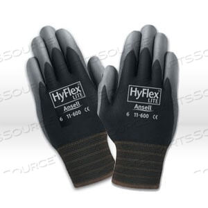 OEM#: 11-600-8-B11-600-8-B ANSELL HYFLEX GLOVES,LIGHT DUTY FOR MULTI-PURPOSE,PALM COATED & KNITWRIST,SIZE 8 by Ansell Healthcare
