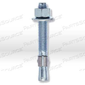 OEM#: TB4C-1236WS-1236 ITW RED HEAD WEDGE ANCHOR,CARBON,1/2X3 3/4 by Red Head