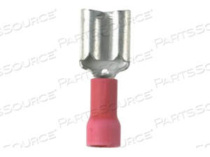 OEM#: EDV18-250B-QSTRONGHOLD, FEMALE DISCONNECT, RED by Panduit