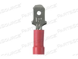 OEM#: EDV18-250M-QSTRONGHOLD, MALE DISCONNECT, RED by Panduit
