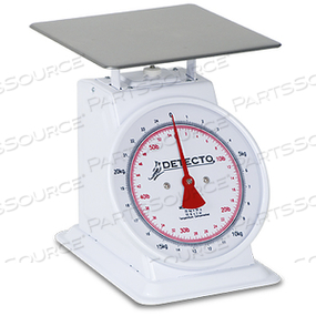 TOP LOADING DIAL SCALE, DUAL READING, 9 IN X 9 IN, 25 KG/55 LB, FIXED DIAL