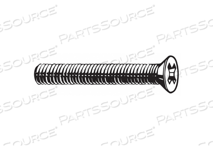 OEM#: M55300.050.0012MACH SCREW FLAT M5X0.80X12 L PK25 by Fabory
