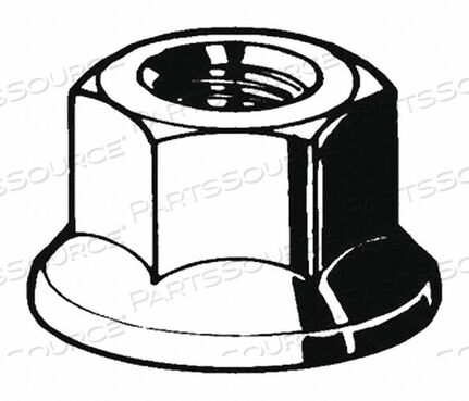 OEM#: M11590.060.0001FLANGE NUT M6-1.00 CLASS 8 STEEL PK100 by Fabory