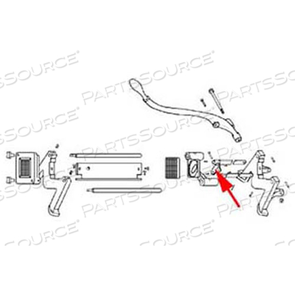 OEM#: 45766-1BRACKET, PUSHER PLATE, MOD 29 by Vollrath