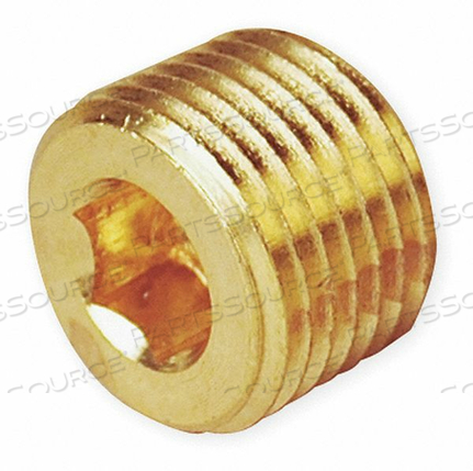 OEM#: 4 PHH-BHOLLOW HEX HEAD PLUG BRASS 1/4 IN. NPT by Parker Hannifin Corporation