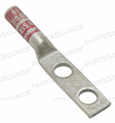 OEM#: YA8C2TC14LUG, COMPRESSION, CU, 35KV, 2H, 8 AWG, 1/4 IN. STUD by Burndy