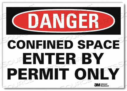 OEM#: U1-1004-RD_10X7DANGER SIGN 7 HX10 W ENGLISH by Lyle Signs Inc.