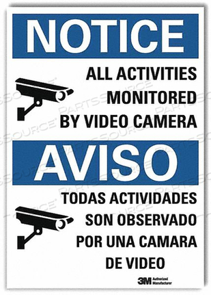 OEM#: U1-1006-RD_10X14NOTICE SIGN 14X10 IN. BILINGUAL by Lyle Signs Inc.