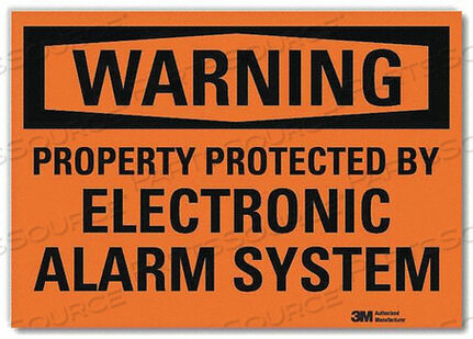 OEM#: U1-1011-RD_10X7WARNING SIGN 7 HX10 W ENGLISH by Lyle Signs Inc.