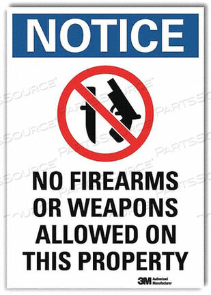 OEM#: U1-1015-RD_7X10NOTICE SIGN 10X7 IN. ENGLISH by Lyle Signs Inc.
