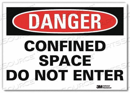 OEM#: U1-1033-RD_14X10DANGER SIGN 10 HX14 W ENGLISH by Lyle Signs Inc.